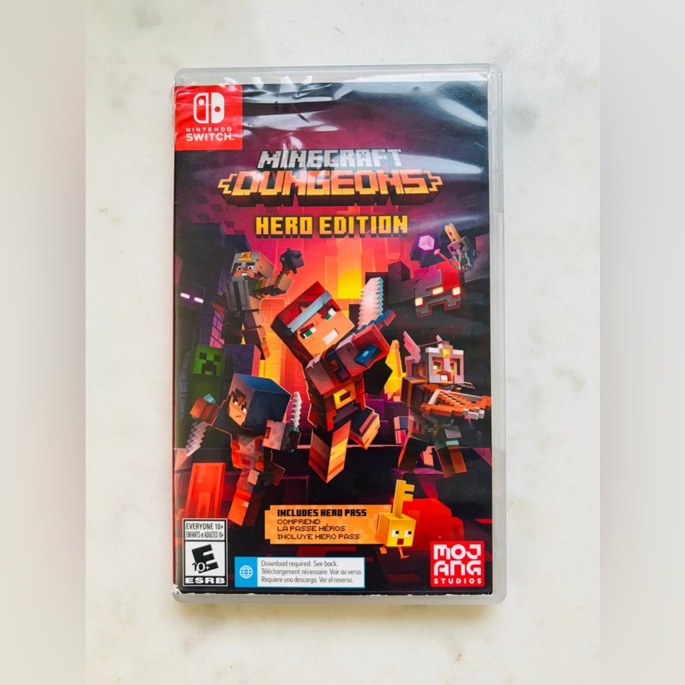 Minecraft Dungeons Hero Edition Nintendo Switch Physical Cartridge Game